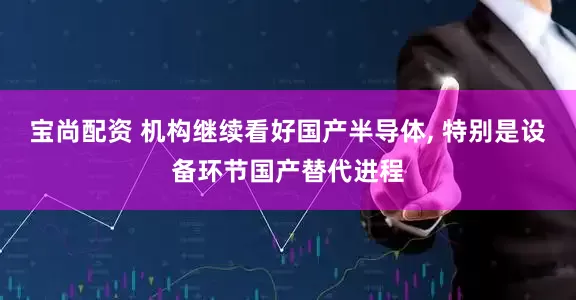 宝尚配资 机构继续看好国产半导体, 特别是设备环节国产替代进程